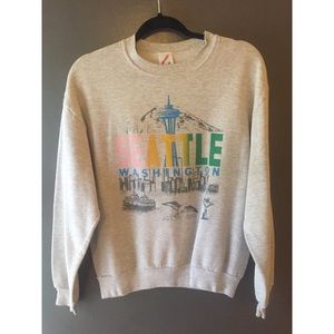 Vintage 80’s Seattle Crewneck Sweater